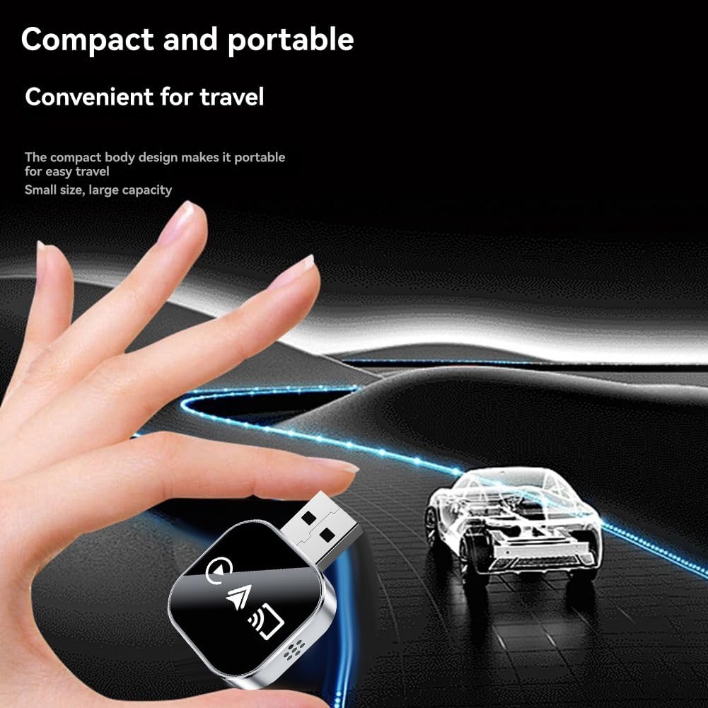 Upgrade 3 in 1 Screen Mirror iOS Phone, wired to wireless Carplay adapter