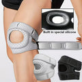 Sports Knee Brace Meniscus Support for Running Hiking Gray