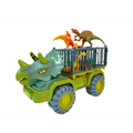 Large Engineering Vehicle Dinosaur Children's Toy Car Set